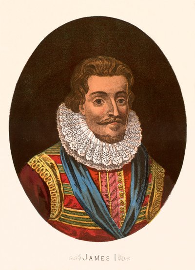 King James I by English School